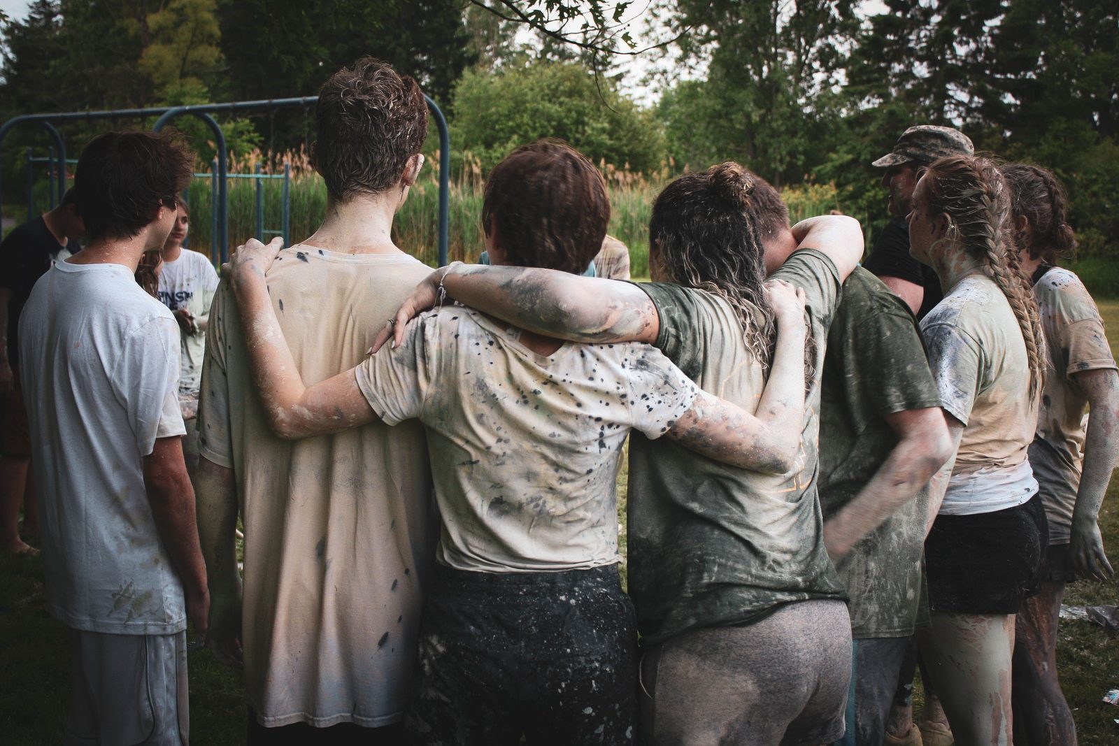 Spirito di squadra al camp