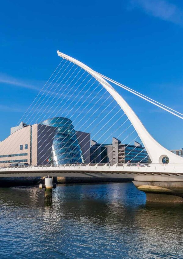 Samuel Beckett Bridge a Dublino, Irlanda